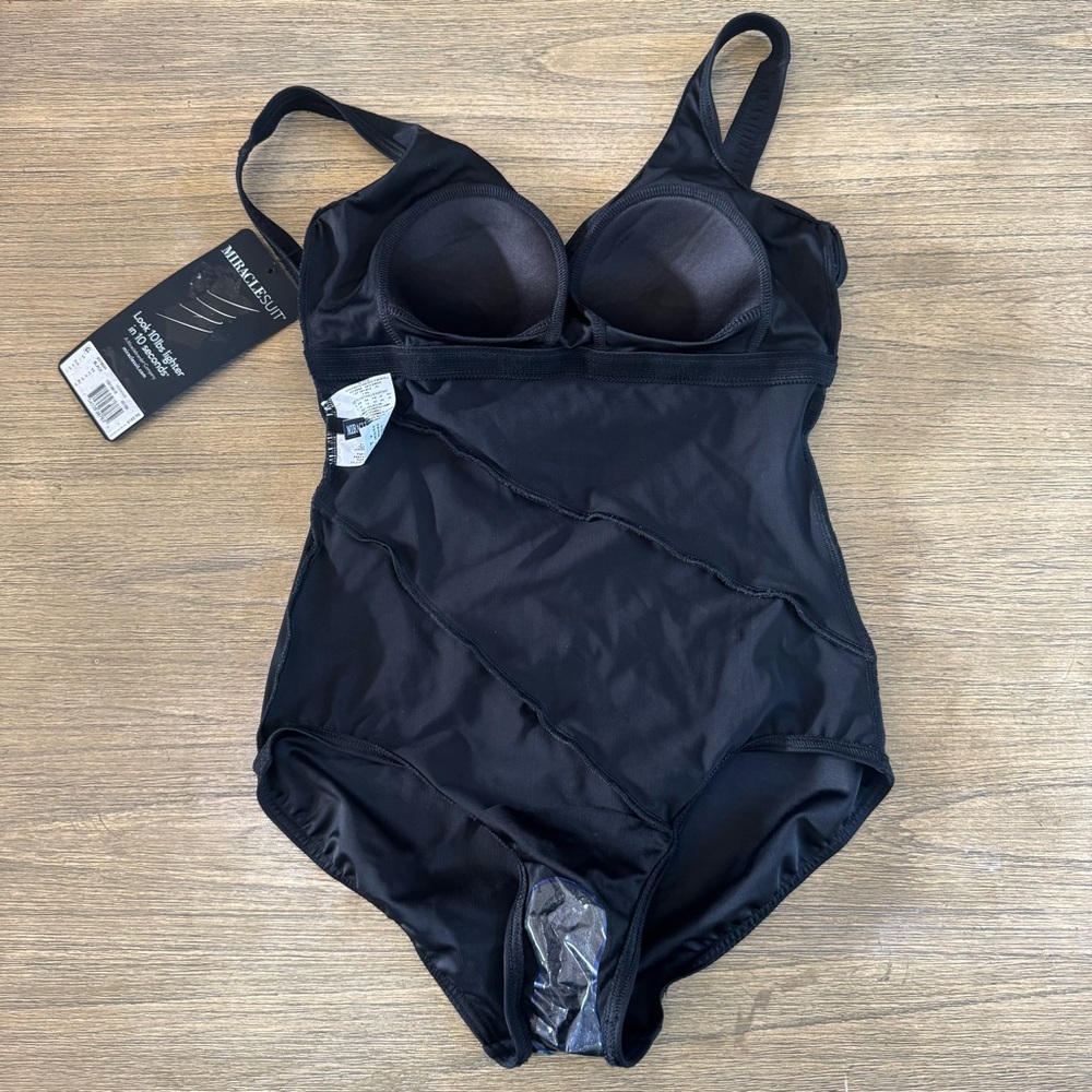 MiracleSuit Oceanus Cinching Swimsuit size 10 - Picture 13 of 13